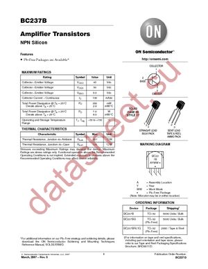 BC237BG datasheet  